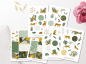 Preview: Leopard und Tiger Sticker Set